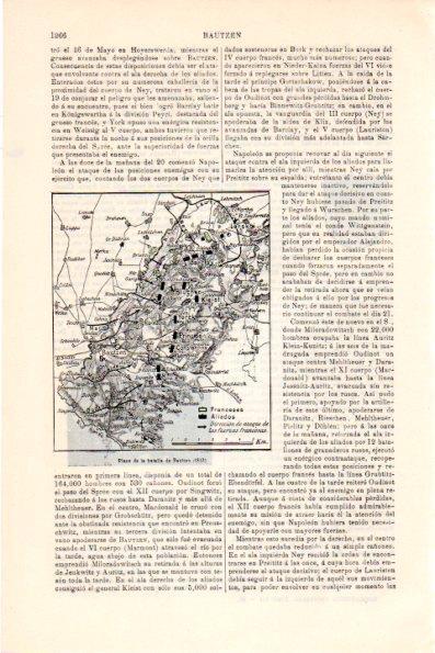 LAMINA V28759: Plano de la batalla de Bautzen 1813