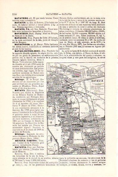 LAMINA V28744: Plano de Batavia, Holanda