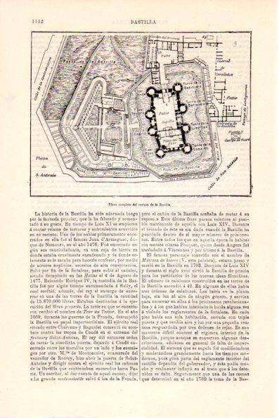 LAMINA V28741: Plano del recinto de la Bastilla