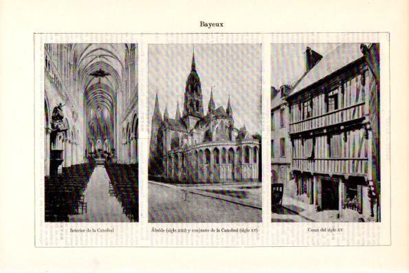 LAMINA V28762: Catedral de Bayeux 