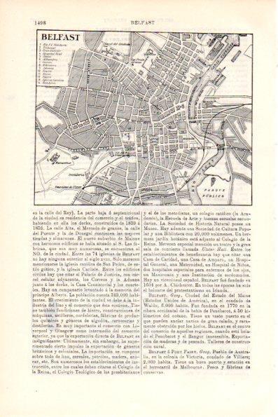 LAMINA V28793: Plano de Belfast