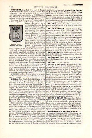 LAMINA V28792: Escudo de Belchite, Zaragoza