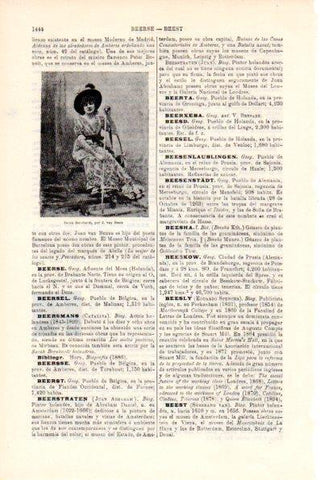 LAMINA V28783: Sara Bernhardt por J. van Beers