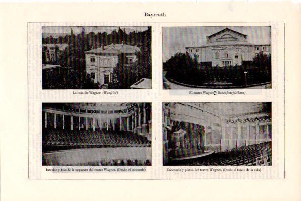 LAMINA V28766: Teatro Wagner en Bayreuth