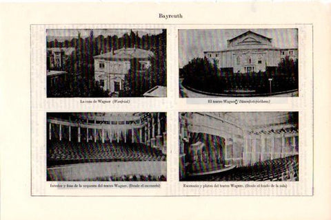 LAMINA V28766: Teatro Wagner en Bayreuth