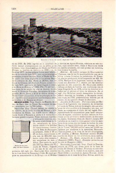LAMINA V28772: Castillo de Beaucaire, Francia