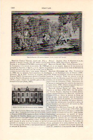 LAMINA V28775: El concierto campestre tapiz de Beauvais