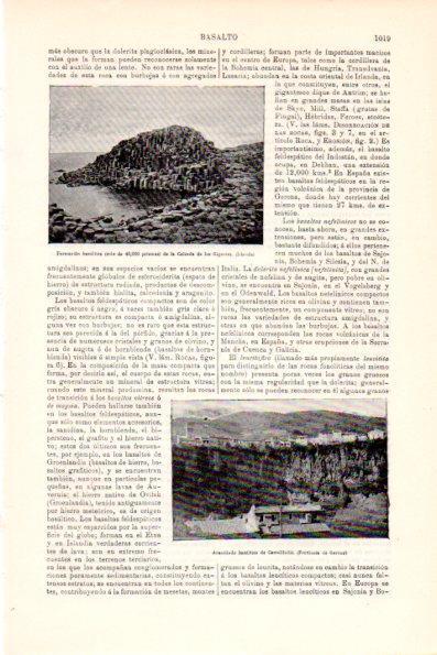 LAMINA V28725: Calzada de los Gigantes en Irlanda y Acantilado de Castellfullit 