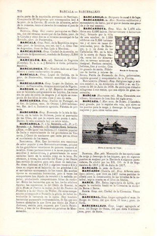 LAMINA V28678: Escudo de Barcarrota y barcaza del Volga