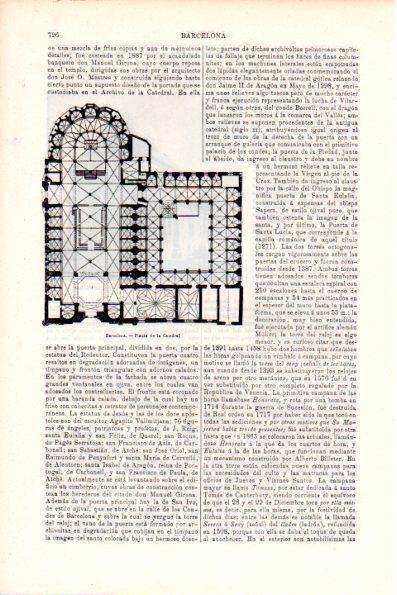 LAMINA V28681: Planta de la catedral de Barcelona
