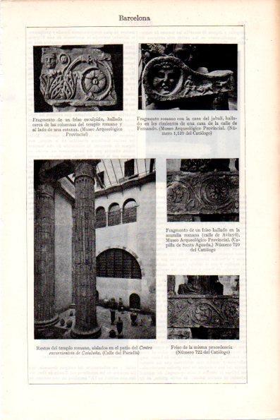 LAMINA V28682: Restos romanos en Barcelona