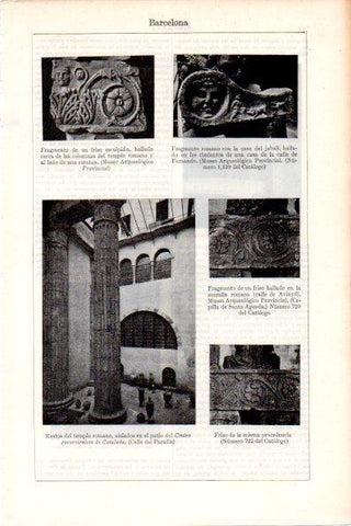 LAMINA V28682: Restos romanos en Barcelona