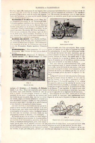 LAMINA V28713: Escoba regadera de Paris y Colonia