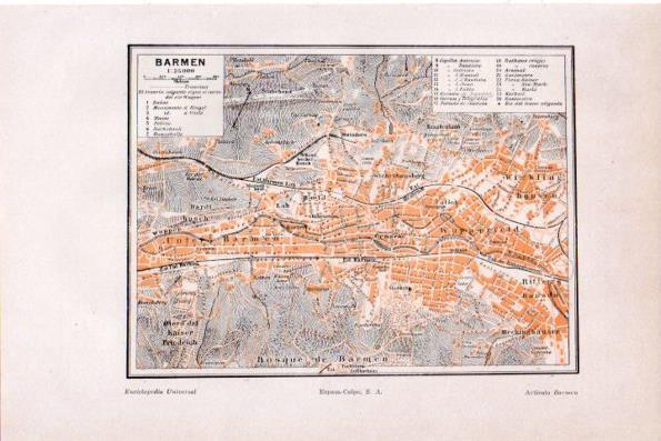 LAMINA V28723: Plano de Barmen, Alemania