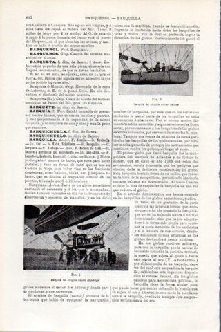 LAMINA V28709: Barquilla dirigible italiano y frances Republique