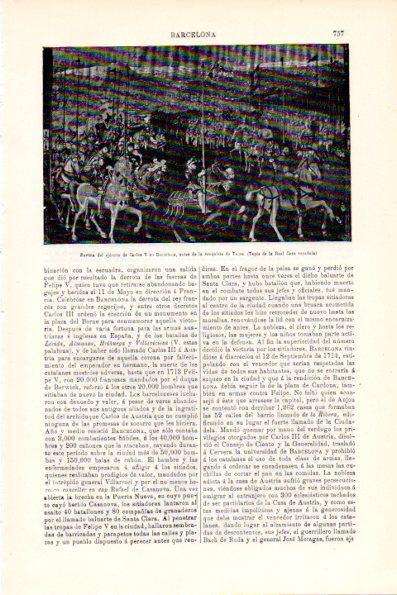 LAMINA V28691: Revista del ejercito de Carlos V en Barcelona tapiz