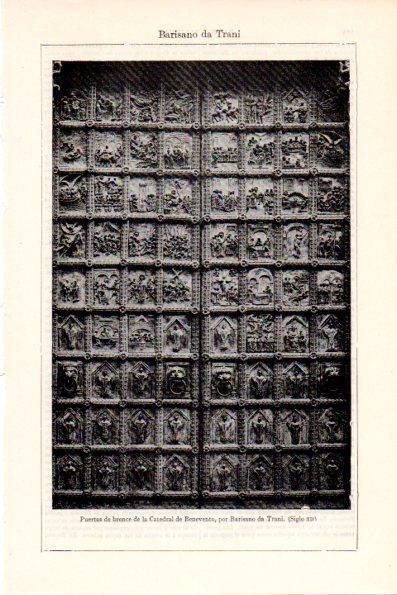 LAMINA V28699: Puertas de la Catedral de Benevento