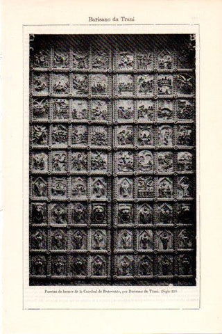 LAMINA V28699: Puertas de la Catedral de Benevento
