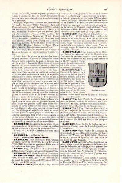 LAMINA V28705: Escudo de Barnstaple, Inglaterra