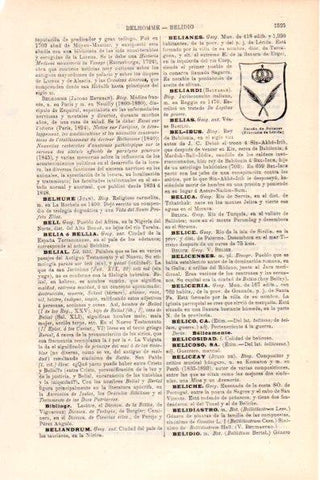 LAMINA V28802: Escudo de Belianes, Lerida