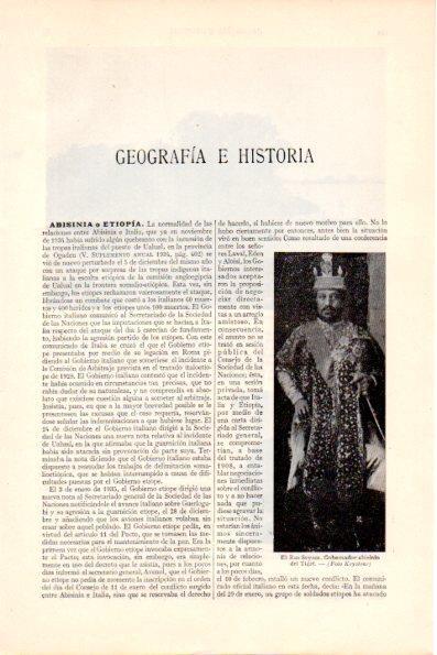 LAMINA V28898: Ras Seyum gobernador abisinio