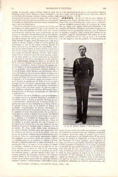 LAMINA V28902: Zoglou rey de Albania