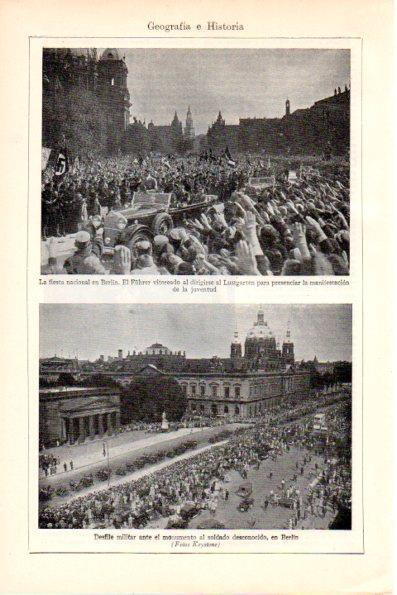 LAMINA V28904: El Fuhrer en la fiesta nacional en Berlin