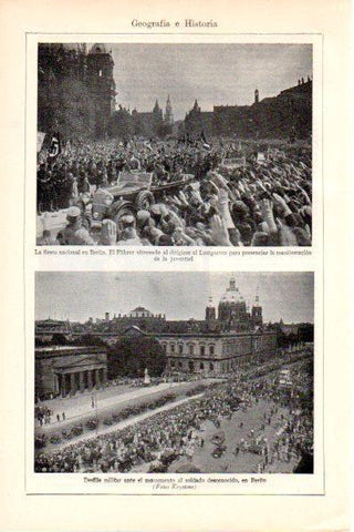 LAMINA V28904: El Fuhrer en la fiesta nacional en Berlin