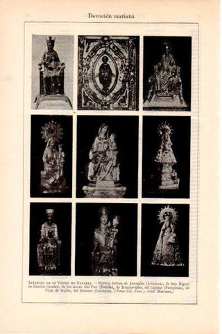 LAMINA V28881: Imagenes de la Virgen en Navarra