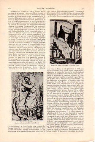 LAMINA V28887: Hornos de coque xilografia de Norman Janes
