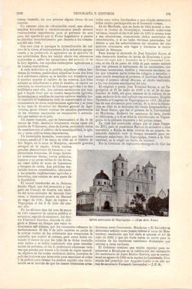 LAMINA V28942: Iglesia de Tegucigalpa