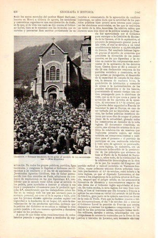 LAMINA V28932: Bendicion de los guias al servicio de los excursionistas, Chamonix