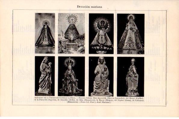 LAMINA V28876: Imagenes de la Virgen en Castilla la Vieja
