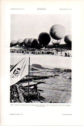 LAMINA V28827: Concurso de globos para campeonato de Alemania