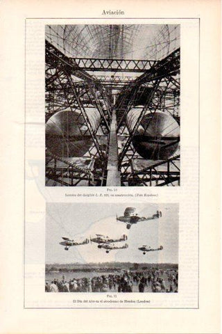 LAMINA V28829: Interior del dirigible L. Z. 129