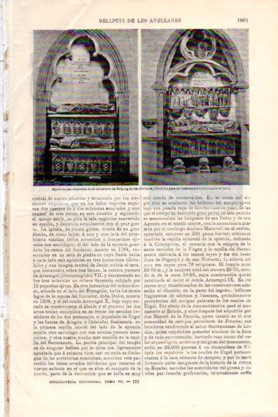 LAMINA V28818: Sepulcros que existieron en el monasterio de Bellpuig de les Abellanes