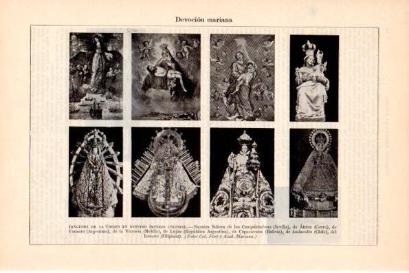 LAMINA V28864: Imágenes de la Virgen en el Imperio Colonial