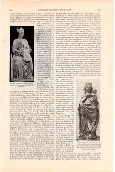LAMINA V28868: Nuestra Señora de las Mercedes, Barcelona