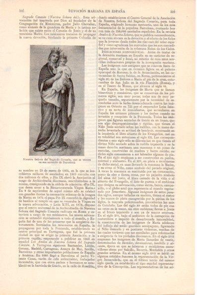 LAMINA V28872: Nuestra Señora del Sagrado Corazon en Barcelona