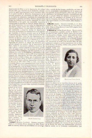 LAMINA V28853: Maria Rosa Urraca Pastor y H. Clayton Urey