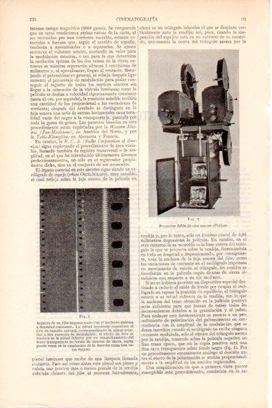 LAMINA V28856: Proyector doble de cine sonoro Philips