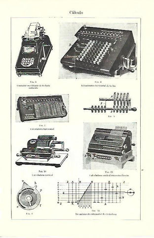LAMINA ESPASA 39581: Maquinas de calculo