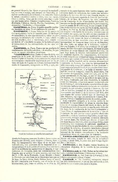LAMINA ESPASA 39592: Tunel de Canfranc