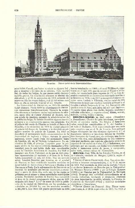 LAMINA ESPASA 39563: Hotel de la Universidad de Bruselas