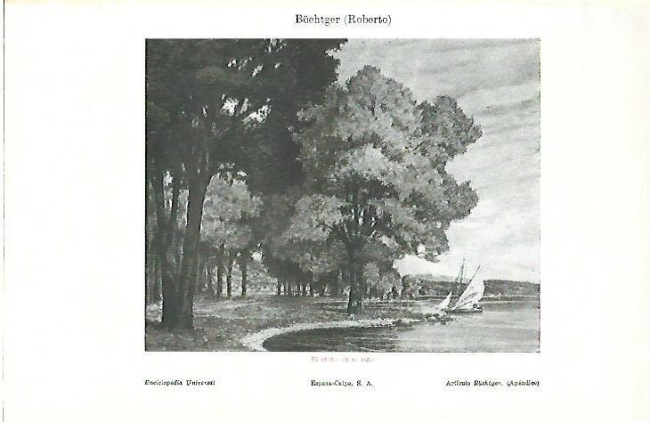 LAMINA ESPASA 39567: El otoño en el lago, por Roberto Buchtger