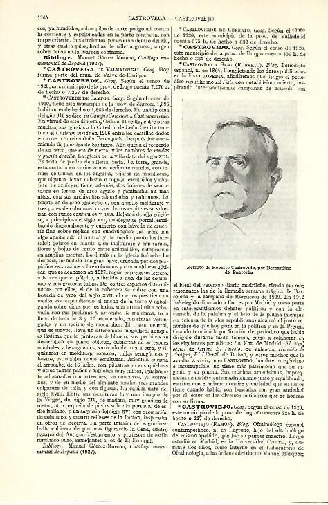 LAMINA ESPASA 39620: Roberto Castrovido, por Pantorba