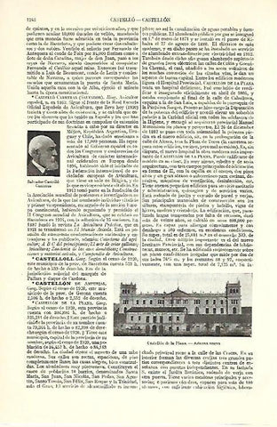 LAMINA ESPASA 39618: Aduana de Castellon