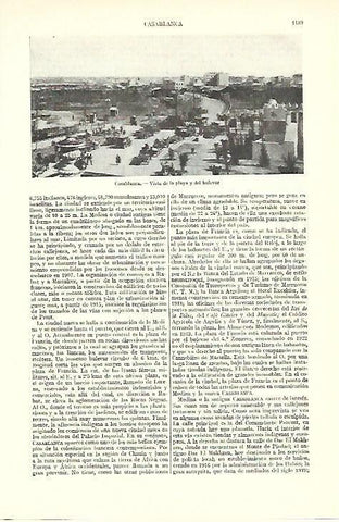 LAMINA ESPASA 39612: Playa de Casablanca