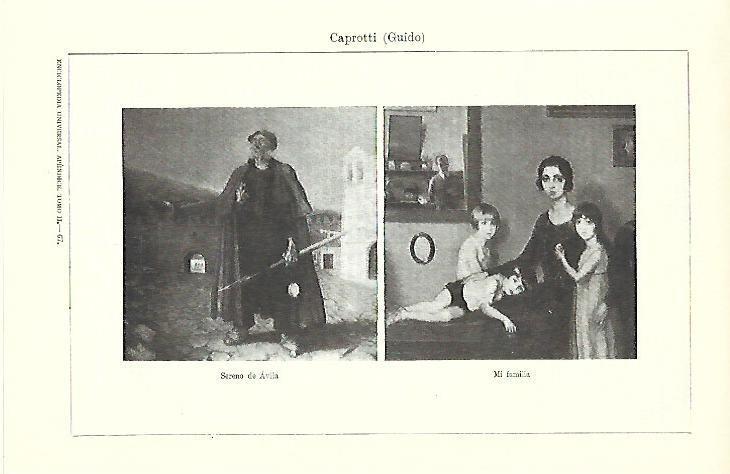 LAMINA ESPASA 39599: Sereno de Avila y Mi Familia, por Guido Caprotti