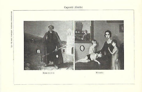 LAMINA ESPASA 39599: Sereno de Avila y Mi Familia, por Guido Caprotti